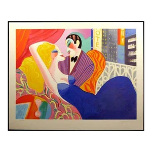 1980s "Tender Is the Night" Earl Linderman Hand Signed and Numbered Serigraph