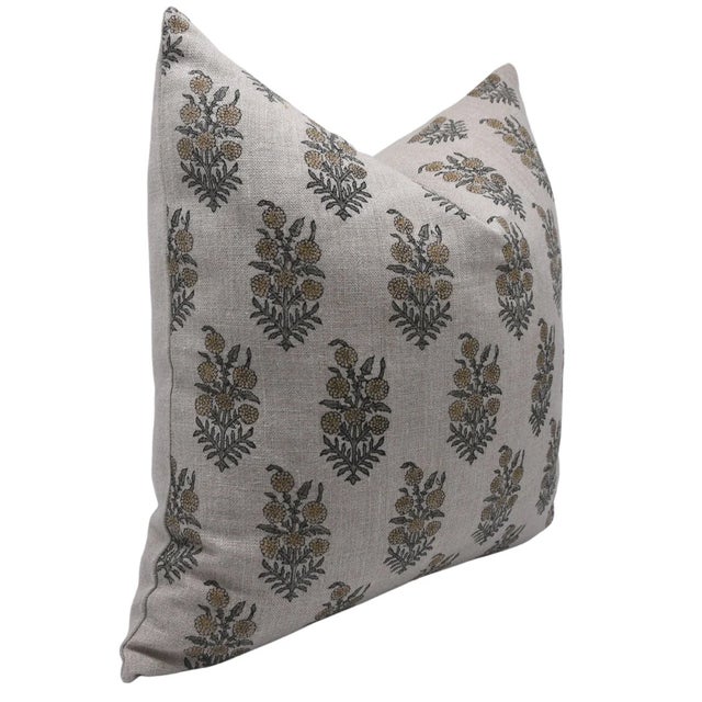 Add a touch of cultural elegance to your home with the Fabdivine Block Print Cushion Cover. Made from thick linen, this...