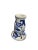Vintage Silvestri Blue and White Ceramic Candlestick Holders- Set of 3 For Sale In New York - Image 6 of 11