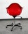 Mid Century Modern Lounge Chair Ray Eames Herman Miller Red Arm Shell Modernica For Sale - Image 10 of 12