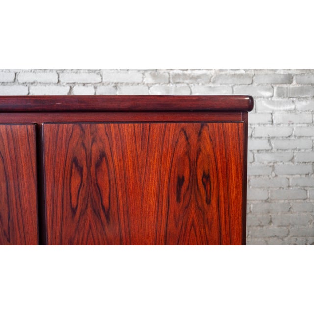 Mid-Century Modern 1970s Danish Modern Rasmus Rosewood Credenza For Sale - Image 3 of 16