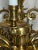 Vintage Regency Dutch Baroque Brass Chandelier For Sale - Image 9 of 10