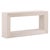 Simple yet impactful whitewashed reclaimed pine console table. Waterfall silhouette and open-frame design creating a...