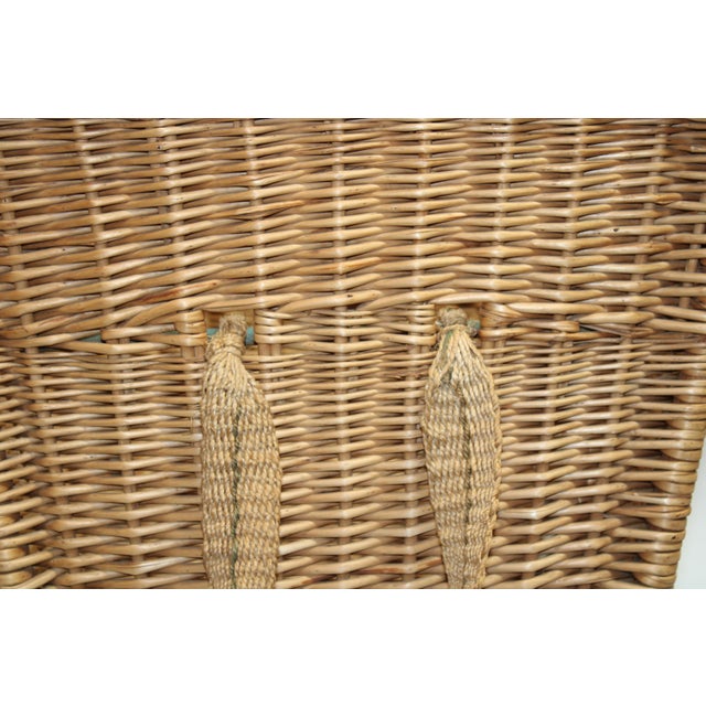 Vintage French Provincial Vineyard Harvest Backpack. For Sale - Image 12 of 13