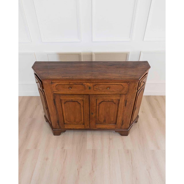 19th Century 19th Century Italian Tuscan Walnut Sideboard For Sale - Image 5 of 10