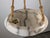 Art Deco Carved Alabaster Pendant Lamp in Black Veining, 1920s For Sale - Image 10 of 11