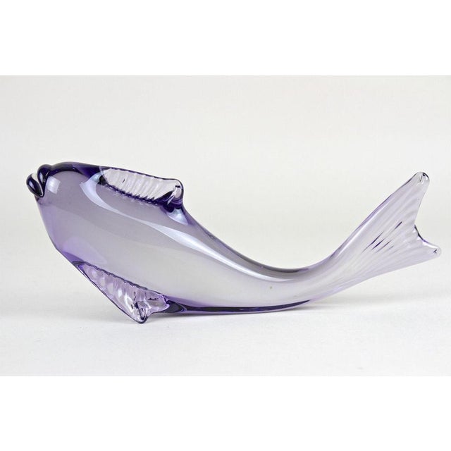 1970s Mid-Century Modern Murano Glass Fish, Italy, 1970s For Sale - Image 5 of 18