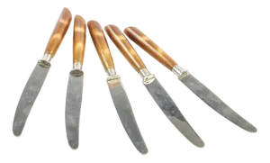 Vintage German Bakelite Knives, 1950s, Set of 5