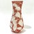 1930s 1930's Phoenix Cameo Glass Vase - Philodendron Pattern - Dark Coral or Rose Shadow For Sale - Image 5 of 11