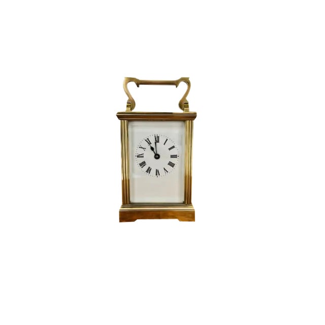 Victorian Brass Carriage Clock, 1890s For Sale
