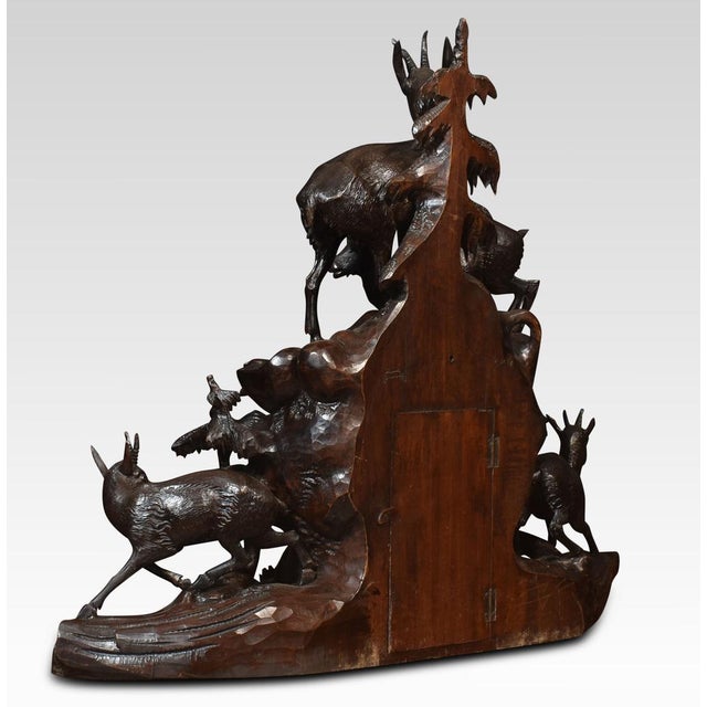 Black Forest Mantel Clock Set, Set of 3 For Sale - Image 9 of 17