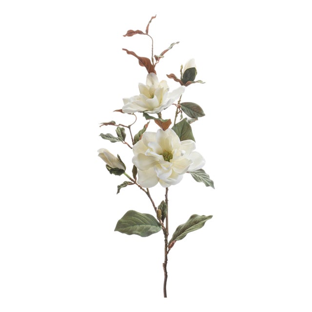 Magnolia Floral Spray (Set of 2) For Sale