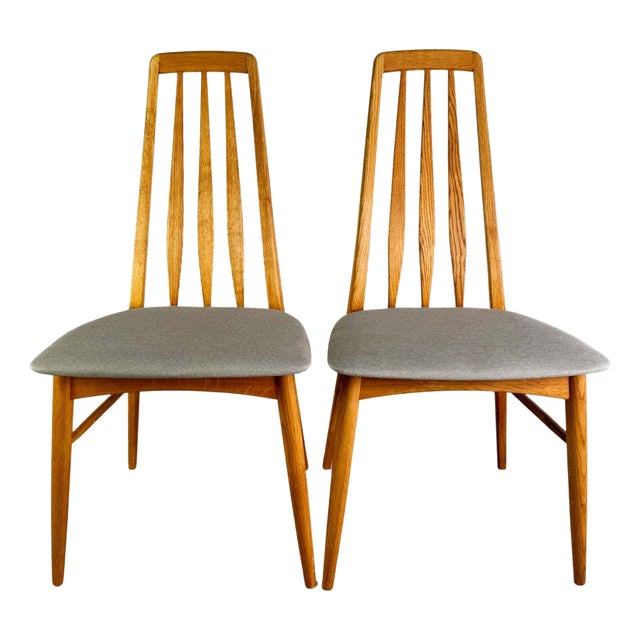 Mid-Century Side Chairs by Niels Koefoed for Koefoeds Hornslet, Set of 2 For Sale