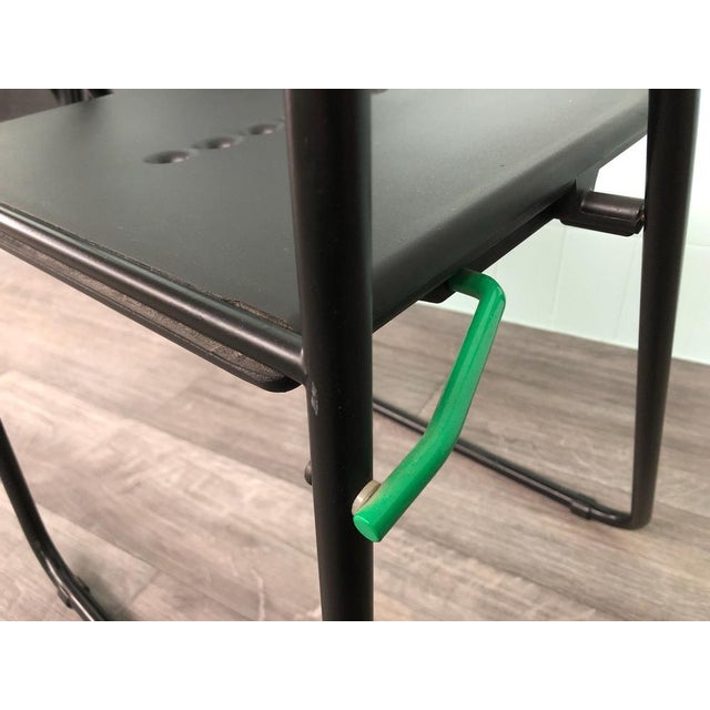 Vintage Italian Flap Chairs by Paolo Parigi, 1980s, Set of 3 For Sale - Image 3 of 18