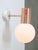 Vintage Italian Copper Wall Lamp For Sale - Image 11 of 12