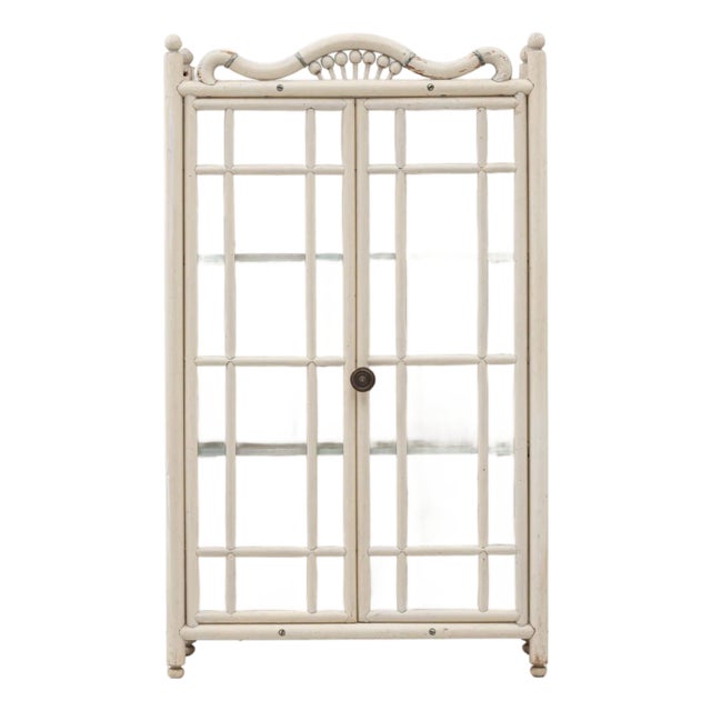 1910s French Wooden Mini Showcase Vitrine For Sale