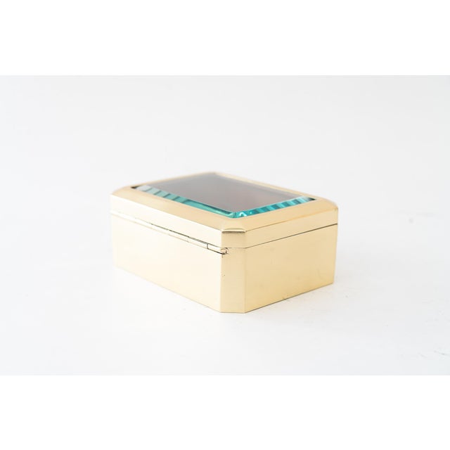 Art Deco Jewelry Box with Cut Glass Vienna, Austria, 1920s For Sale - Image 14 of 14