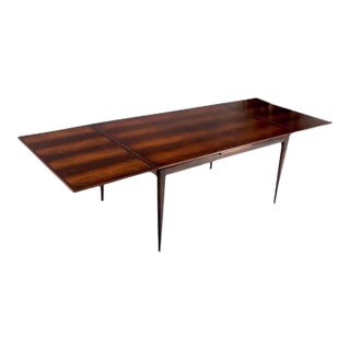 1970s Danish Mid-Century Modern Solid Rosewood Moller Refectory Dinning Table For Sale