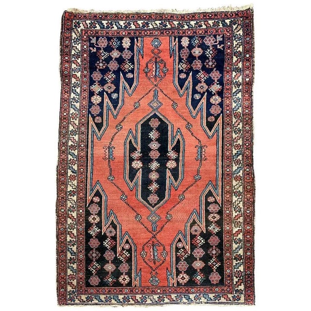 Vintage Kurdish Zanjan Rug For Sale - Image 12 of 12