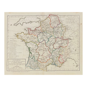 18th Century Map of France