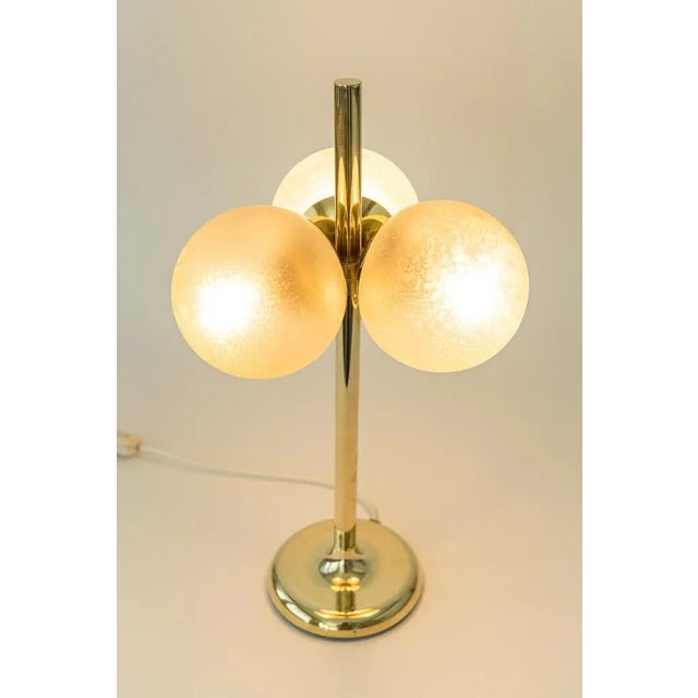 Large Brass Table Lamps from Kaiser, Germany, 1970s, Set of 2 For Sale - Image 9 of 10