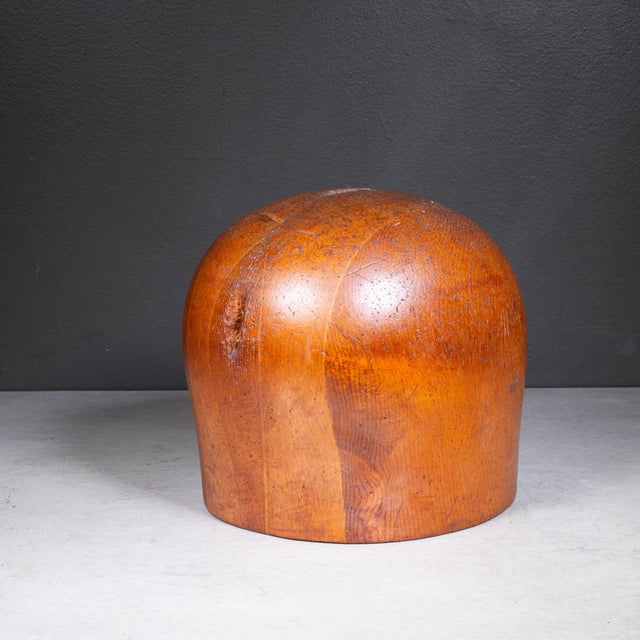 ABOUT An original late 19th c./early 20th century wooden millinery hat block. "26" stamped on the back. CREATOR Unknown....
