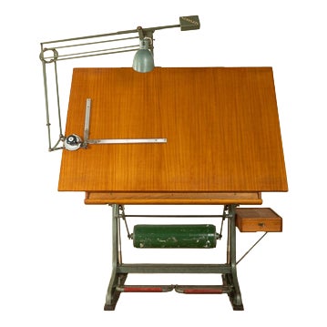 Drafting Table by Nestler, 1950s For Sale