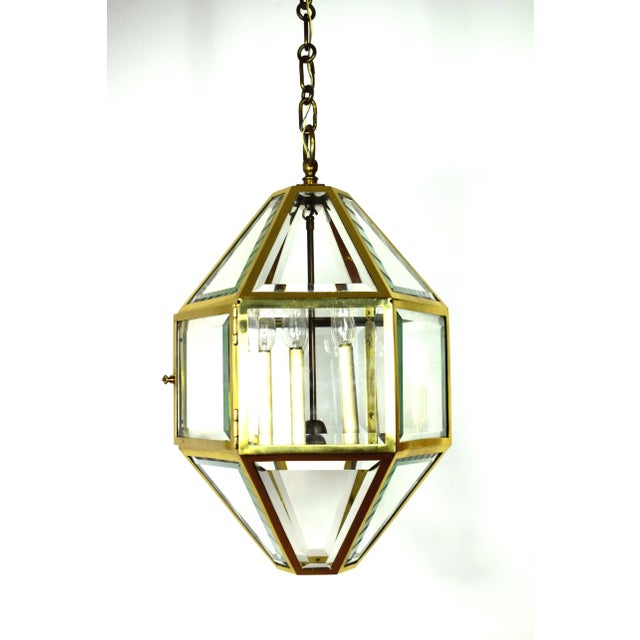 Large Antique Vienna Secession Pendant Lamp by Josef Hoffmann For Sale - Image 10 of 11