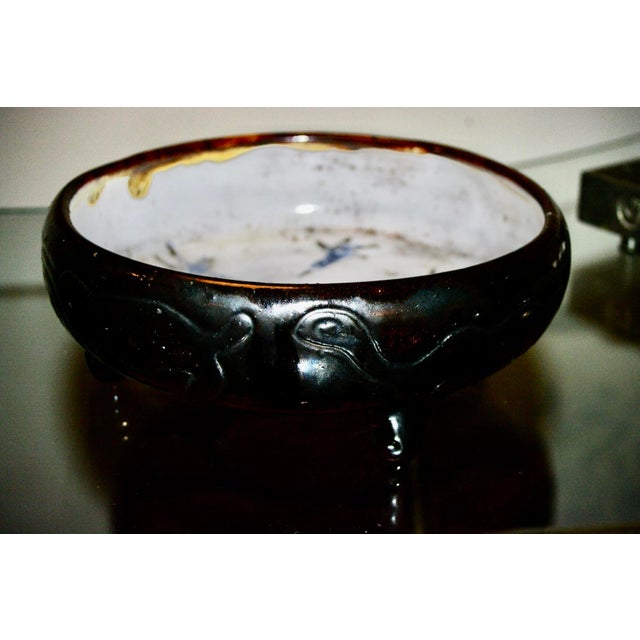 Ceramic Tripod Trinket Tray by Jean Rivier, France, 1950 For Sale - Image 6 of 10