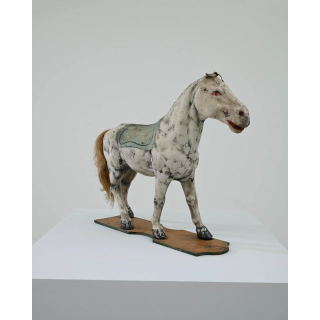 Early 20th Century French Wooden Horse For Sale - Image 4 of 9