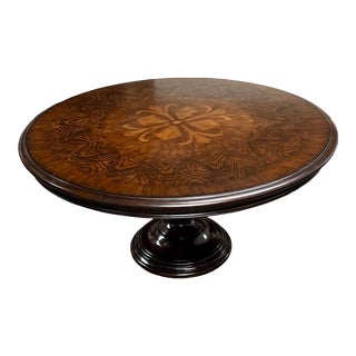 Thomasville Furniture Hills of Tuscany Dark Rustico 60” Round Dining Table For Sale