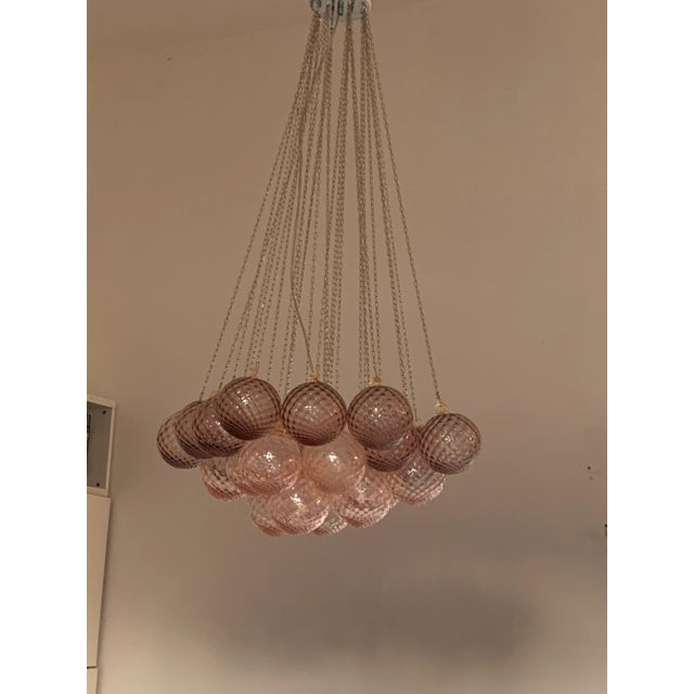Murano Glass Sputnik Chandelier Venini Style For Sale - Image 13 of 13