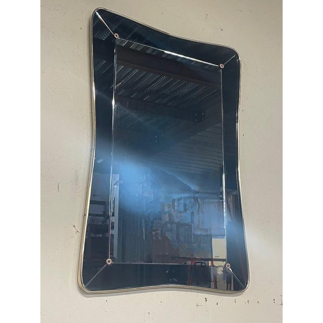 Large Vintage Double-Layer Mirror, 1950s For Sale - Image 13 of 16