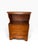 Refinished Cushman Colonial Creations Nightstand/Russet Maple Bedside Table | Vintage Open Shelf Farmhouse 2-Drawer End Table For Sale - Image 9 of 11