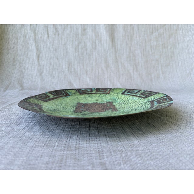 Metal Vintage Sterling Silver on Copper Plate For Sale - Image 7 of 17