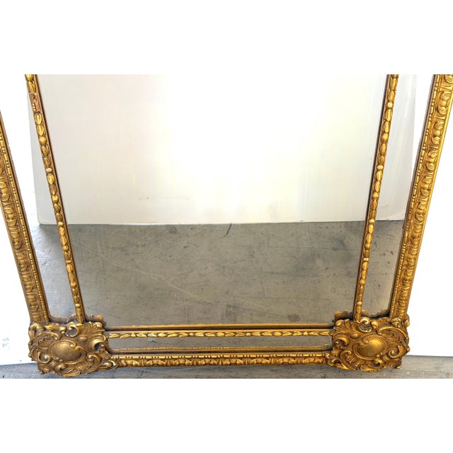Fine French Régence / Neoclassical Style Giltwood Mirror Paris, circa 1925 For Sale - Image 14 of 18