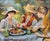 Marcel Dyf -Claudine Having Lunch in the Countryside-Oil Painting For Sale - Image 4 of 9