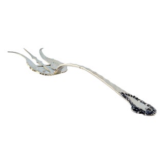 Silver Fish Serving Fork For Sale