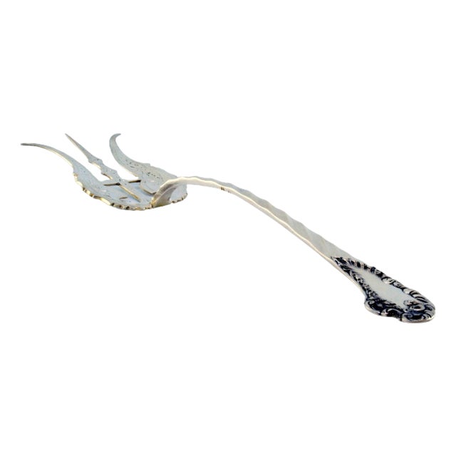 Silver Fish Serving Fork For Sale