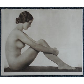 1935 Vintage Art Deco Nude Photogravure For Sale