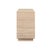 Matthew Izzo Home Nayla Cerused Oak Two Drawer Side Table With Brass Drawer Pulls For Sale In New York - Image 6 of 6