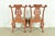 Baker Furniture Style Chippendale Carved Mahogany Dining Chairs, Set of Six For Sale - Image 11 of 12