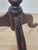Vintage Wine Tripod Table Piecrust Scalloped Edge English 1950 Postage Available For Sale - Image 17 of 18