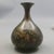 Vintage Distressed Bronze Pear-Shaped Vase / Patinated Metal Bud Vase For Sale - Image 4 of 9