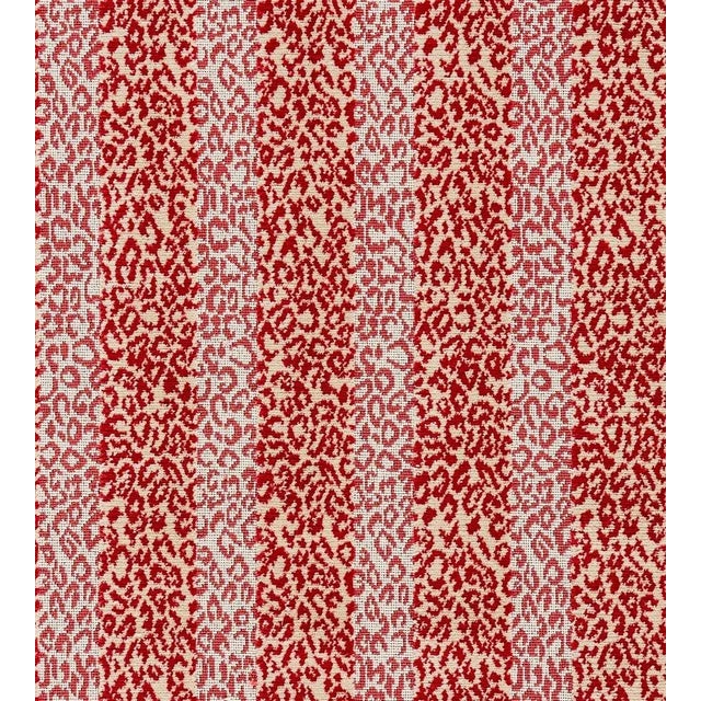 Traditional Sample - The House of Scalamandré Corbet Fabric, Tomato For Sale - Image 3 of 3