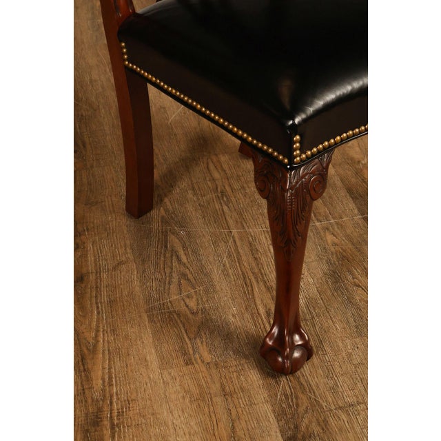 Kindel Chippendale Style Set of Six Mahogany Dining Chairs For Sale - Image 12 of 18
