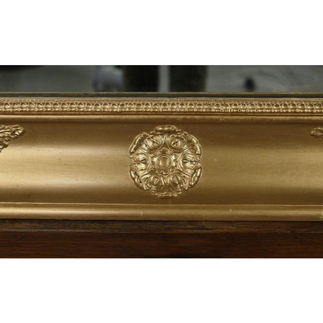 Gold Mid-Century Modern Giltwood Mirror For Sale - Image 8 of 13