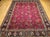 Vintage Tabriz Rug, Hand-Knotted Wool, All Over Geometric Pattern, Red & Navy, 10x13 For Sale - Image 13 of 18