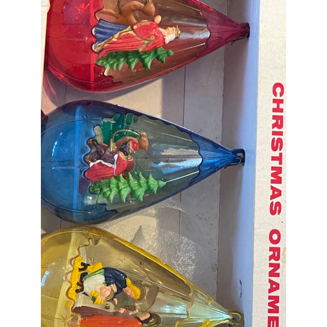 American Set 1950 Vintage American Christmas Nativity Scenes Ornaments For Sale - Image 3 of 3