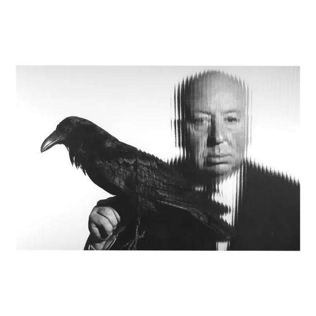 Alfred Hitchcock Holding a Bird 1958 For Sale